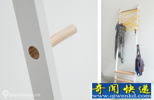 Ladder 交错衣帽架 看着就像被拆了的梯子