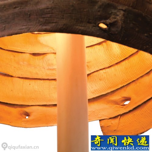 巧设计 Stripped树皮灯 原生态设计