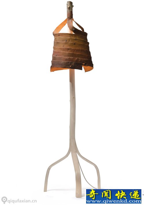 巧设计 Stripped树皮灯 原生态设计