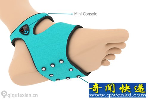 足底按摩叫醒你 ACUWAKE sock袜子闹钟微震动的方式将你震醒