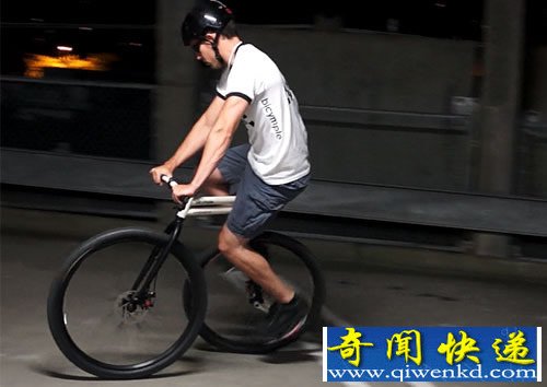 缩短轮距 bicymple无链自行车 允许更大的机动性