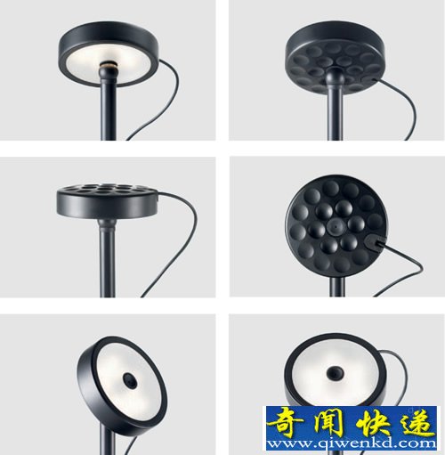 U-Turn 灯的双面体 灯头采用翻转设计