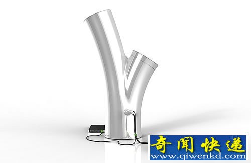 树桩音箱 房间的艺术品 可以连接各种音频设备