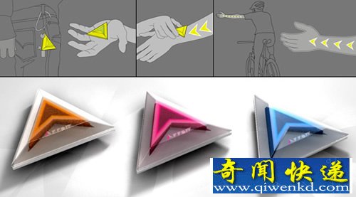 箭头印章 小箭头 大安全 告知后方拐弯的方向