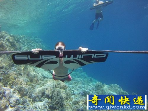 新型“水下滑翔翼” 最高可以达每小时13公里