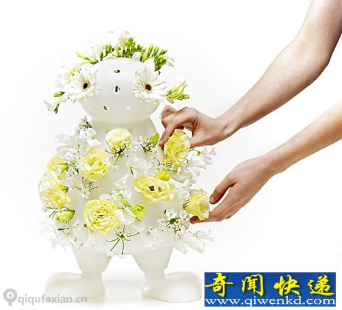 “绽放我的身体” 创意花瓶