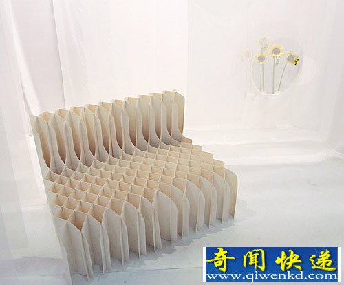 watching you纸座椅 纸做的椅子 保证座椅的强度和稳定性