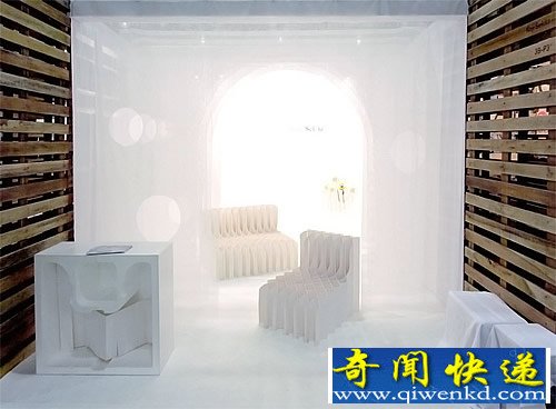 watching you纸座椅 纸做的椅子 保证座椅的强度和稳定性