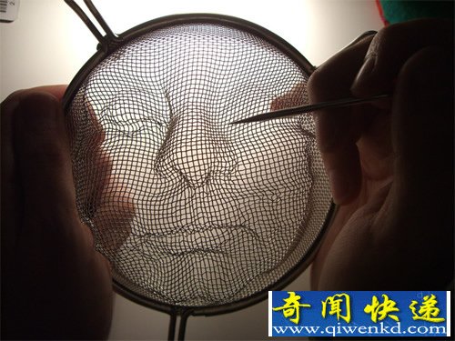 “网开一面” 有趣的漏网艺术 栩栩如生的“漏网人脸”