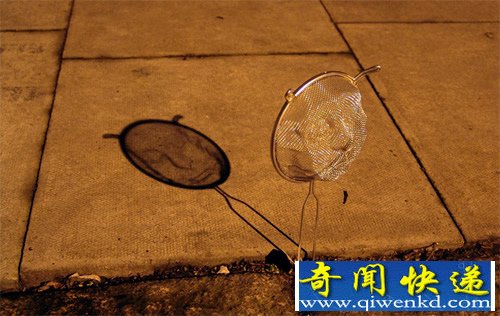“网开一面” 有趣的漏网艺术 栩栩如生的“漏网人脸”