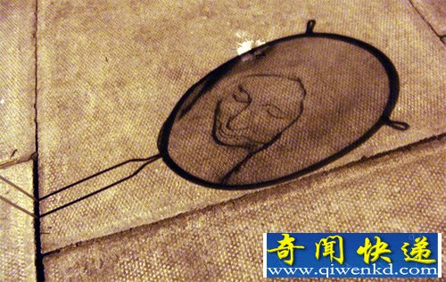 “网开一面” 有趣的漏网艺术 栩栩如生的“漏网人脸”