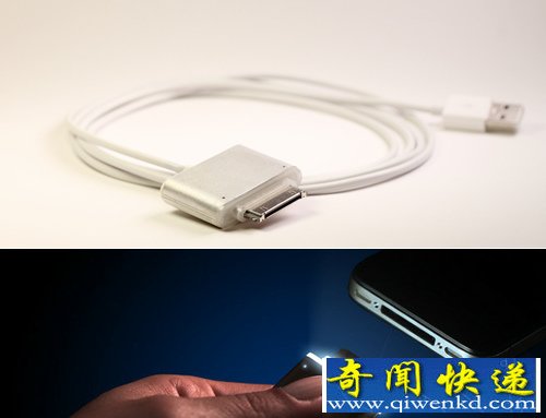 CordLite 发光的数据线 黑灯瞎火的也可以给手机充电