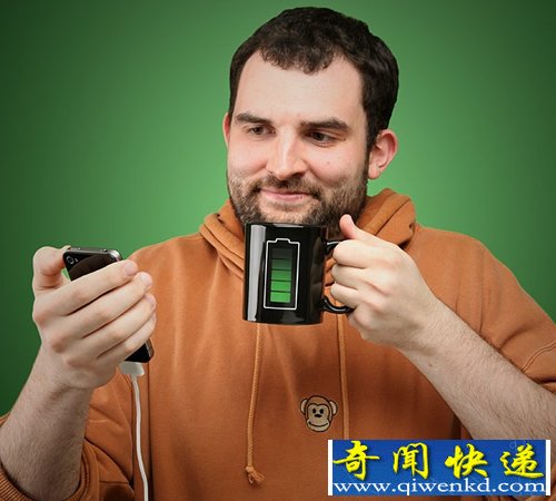 杯子没电了 这个可加温的杯子