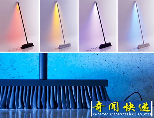 moodbroom靠墙的扫帚 它的职责就一盏落地灯