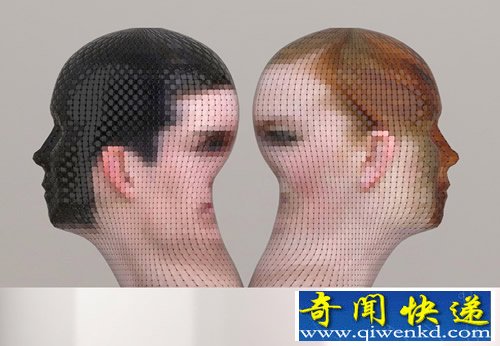 portrait 360 重新诠释肖像艺术概念 脸顺着头骨形状被扭曲