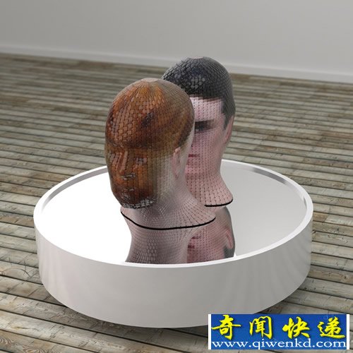 portrait 360 重新诠释肖像艺术概念 脸顺着头骨形状被扭曲