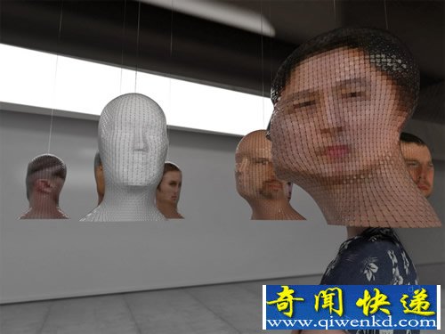 portrait 360 重新诠释肖像艺术概念 脸顺着头骨形状被扭曲