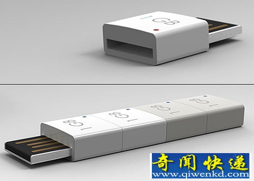 U盘的团结 可组合或是拆分单独使用