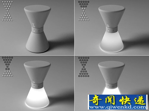 又见沙漏灯 有三种照明方式