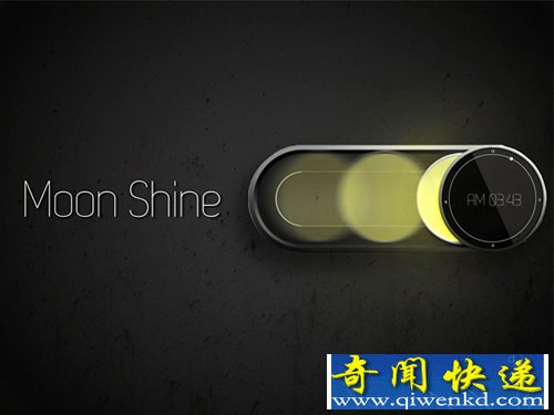 挂钟:月出月落 描绘月亮一个晚上的不同阶段