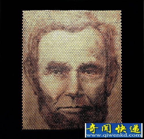 危险的艺术 子弹肖像画 国内严禁拥有这样的东西