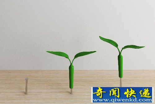 Leaf “发芽”的钉子