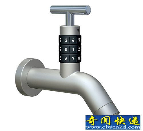 锁住水龙头 “LOCKO”是一个带密码锁的水龙头设计