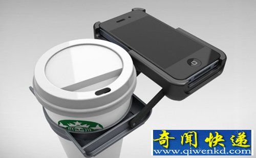 UpperCup杯托手机套 玩手机喝咖啡两不误