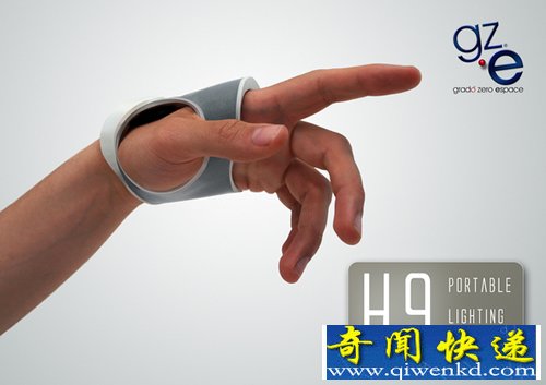 H9 便携式照明工具 直接绑定在手上