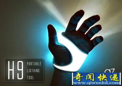 H9 便携式照明工具 直接绑定在手上