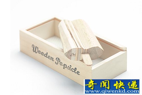 木制冰棍 不融化的收藏完全是一件艺术品