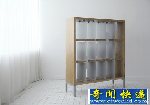 多种方式排列整理书籍 TAB滑动书柜