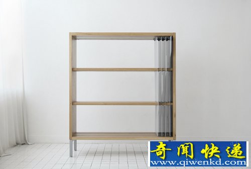多种方式排列整理书籍 TAB滑动书柜