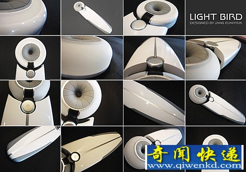 Light Bird 太阳能灯 白天吸收太阳光存储能源