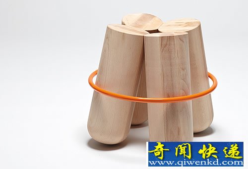 Bolt 凳子四条腿 像一个现代的雕塑