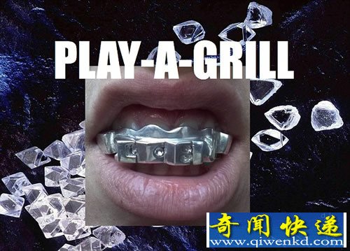 Play-A-Grill牙箍MP3 听音乐 无需耳机