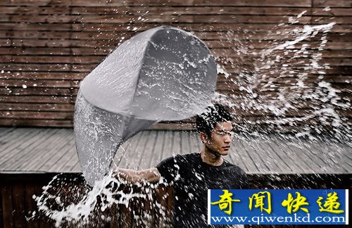 巧妙的设计 Rain Shield雨伞 称之为防雨罩