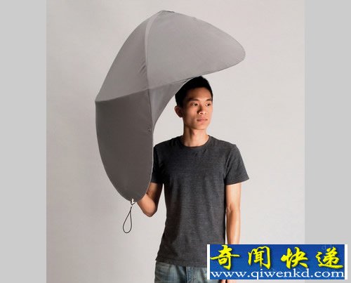 巧妙的设计 Rain Shield雨伞 称之为防雨罩