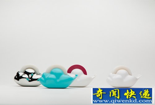 快乐的云形胶带座 可循环ABS 塑料制作