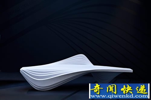 流动的曲线 serac bench座椅