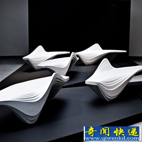 流动的曲线 serac bench座椅