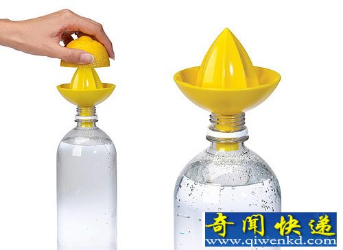 简单的榨个汁 可以直接插入任何的矿泉水瓶