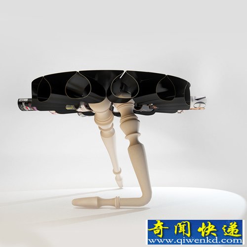 “Giselle”一个茶几设计灵感很显然来自芭蕾