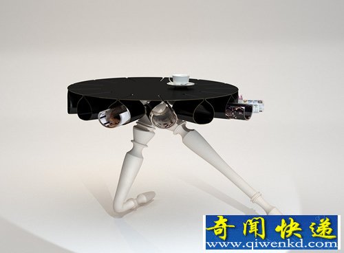 “Giselle”一个茶几设计灵感很显然来自芭蕾