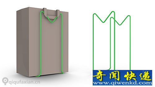mbrace支架 让购物袋变身垃圾桶可以重复利用
