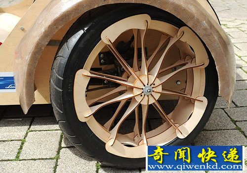 硬纸板环保汽车采用氢动力 胶合板和纸板