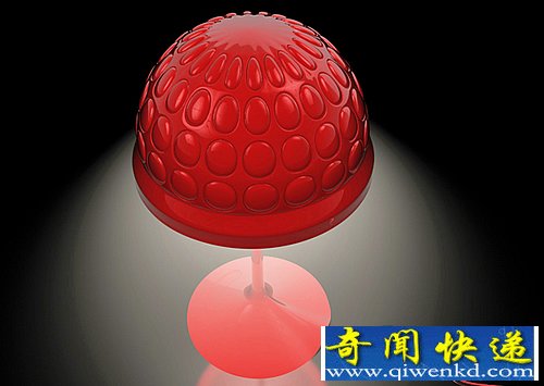 Mush Lamp 红蘑菇 一盏蘑菇造型的灯具设计