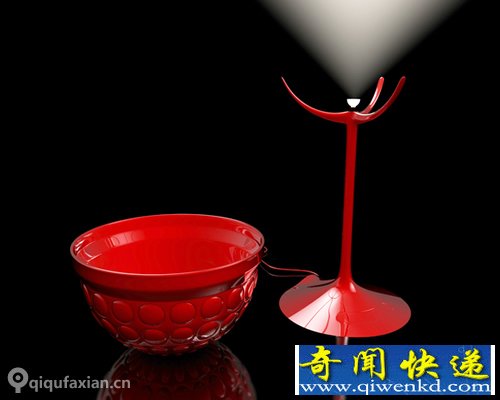 Mush Lamp 红蘑菇 一盏蘑菇造型的灯具设计