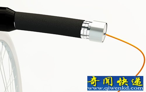 隐藏的自行车把手锁 采用密码的方式解锁