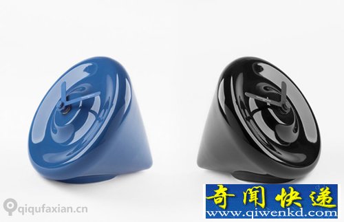 Non là 多彩的陶瓷时钟 设计灵感来自民间常见的草帽